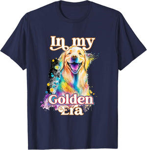 In My Golden Retriever Era T-Shirt - T-Shirt | Navy