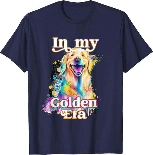 In My Golden Retriever Era T-Shirt - T-Shirt | Navy