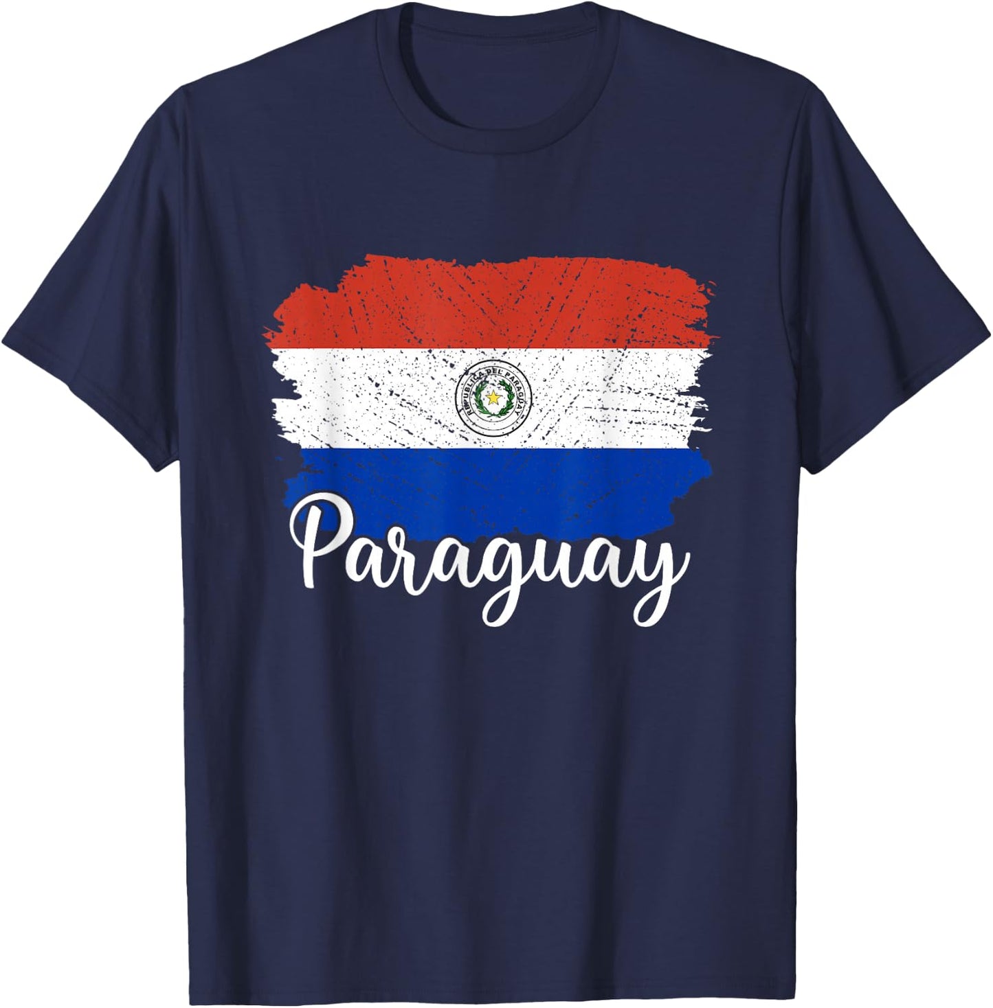 Paraguay Flag Men Women Kids Paraguay Country T-Shirt - T-Shirt | Navy