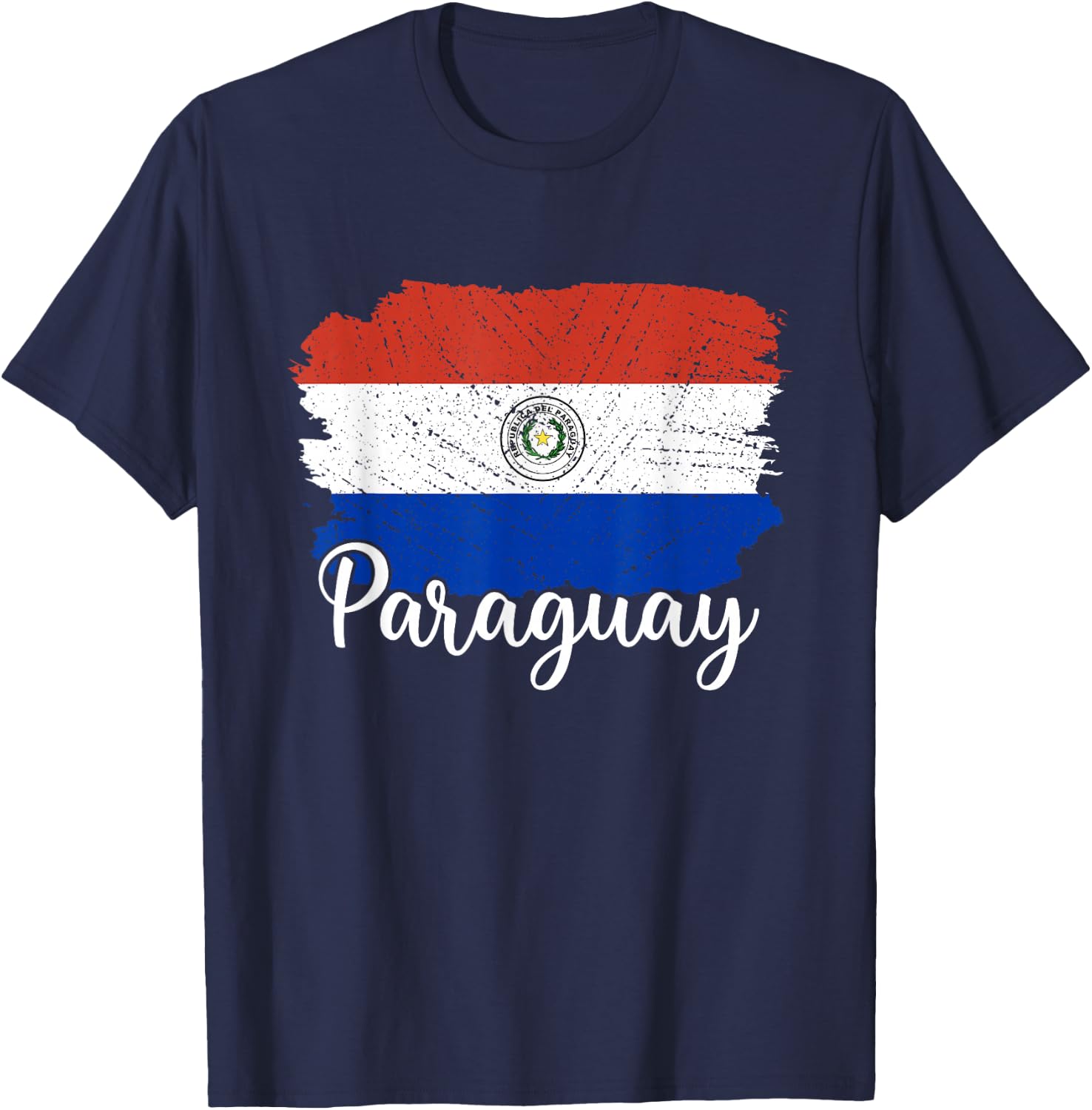 Paraguay Flag Men Women Kids Paraguay Country T-Shirt - T-Shirt | Navy