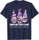 Gnome One Fights Alone Neuroendocrine Cancer Awareness T-Shirt - T-Shirt | Navy
