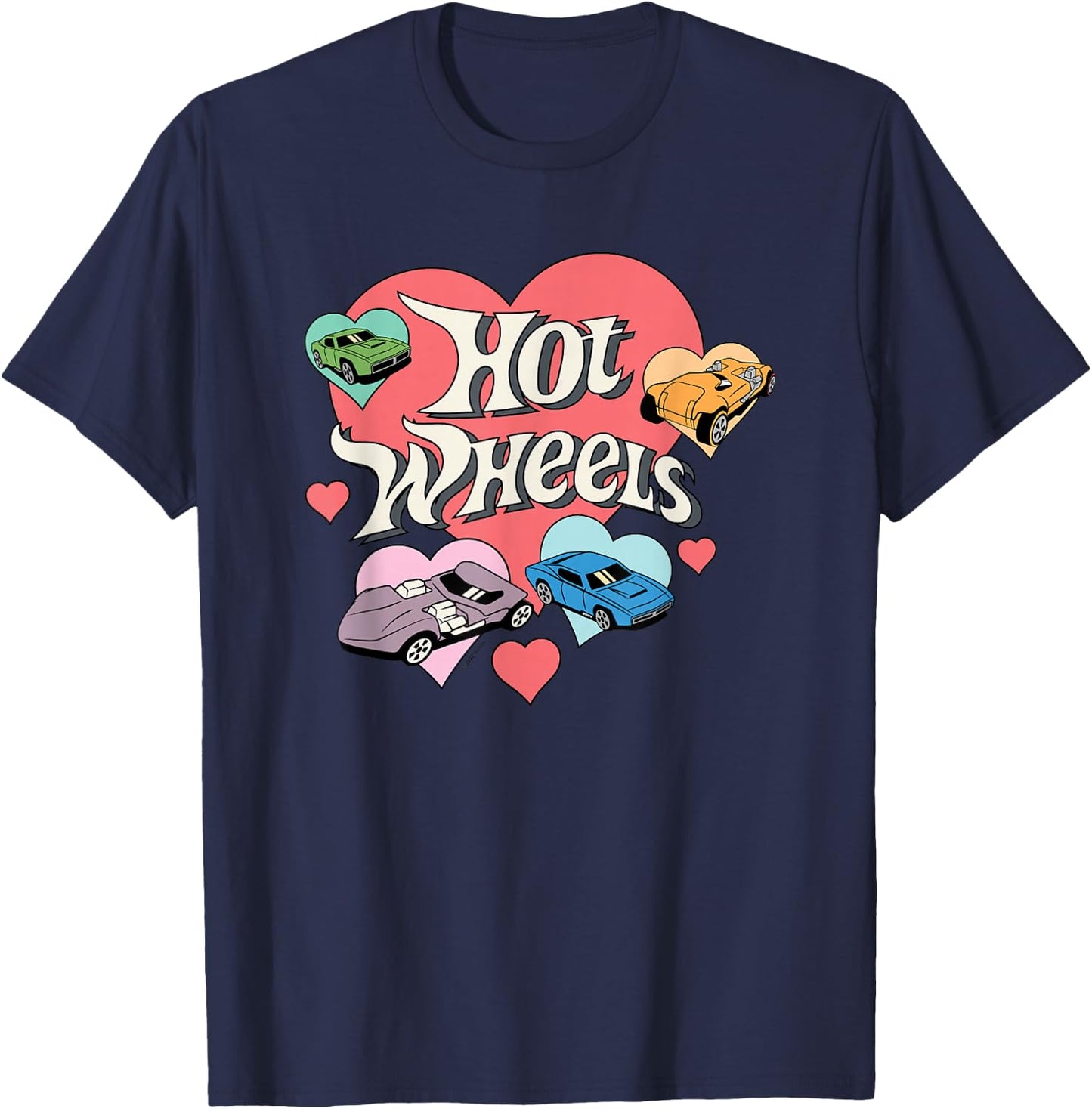 Hot Wheels- Heart Wheels T-Shirt - T-Shirt | Navy