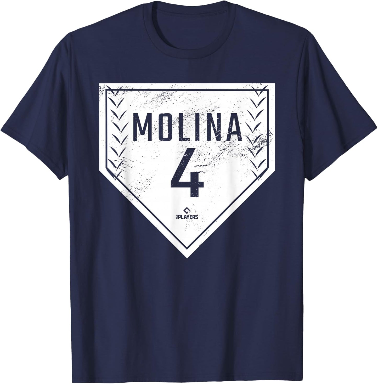 Home Plate Gameday Yadier Molina St Louis MLBPA T-Shirt - T-Shirt | Navy