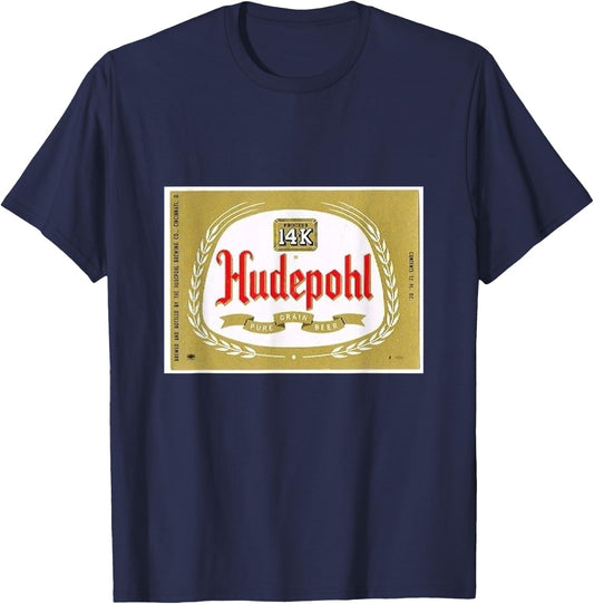 Hudepohl 14K Cincinnati Lager T-Shirt - T-Shirt | Navy
