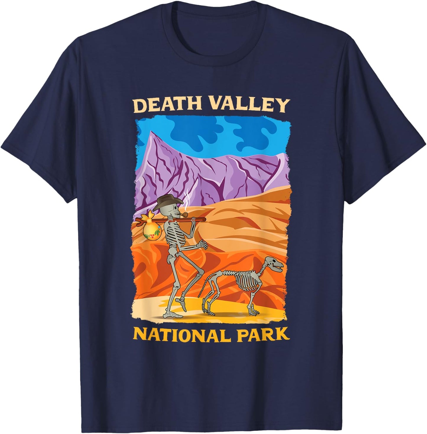 Death Valley National Park US California Nevada T-Shirt - T-Shirt | Navy
