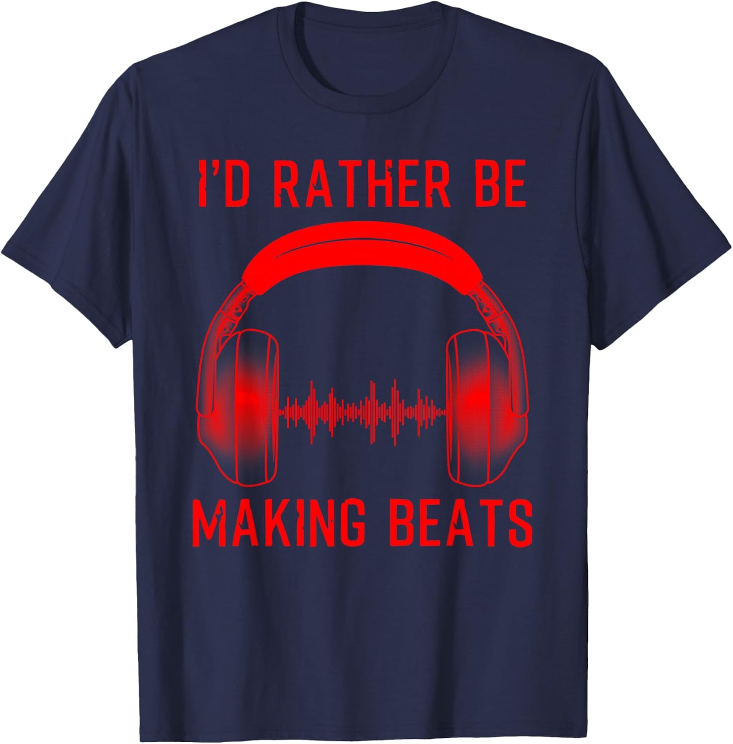 Funny Beat Maker Music Producer Gift Cool Hip-hop Musician T-Shirt - T-Shirt | Navy