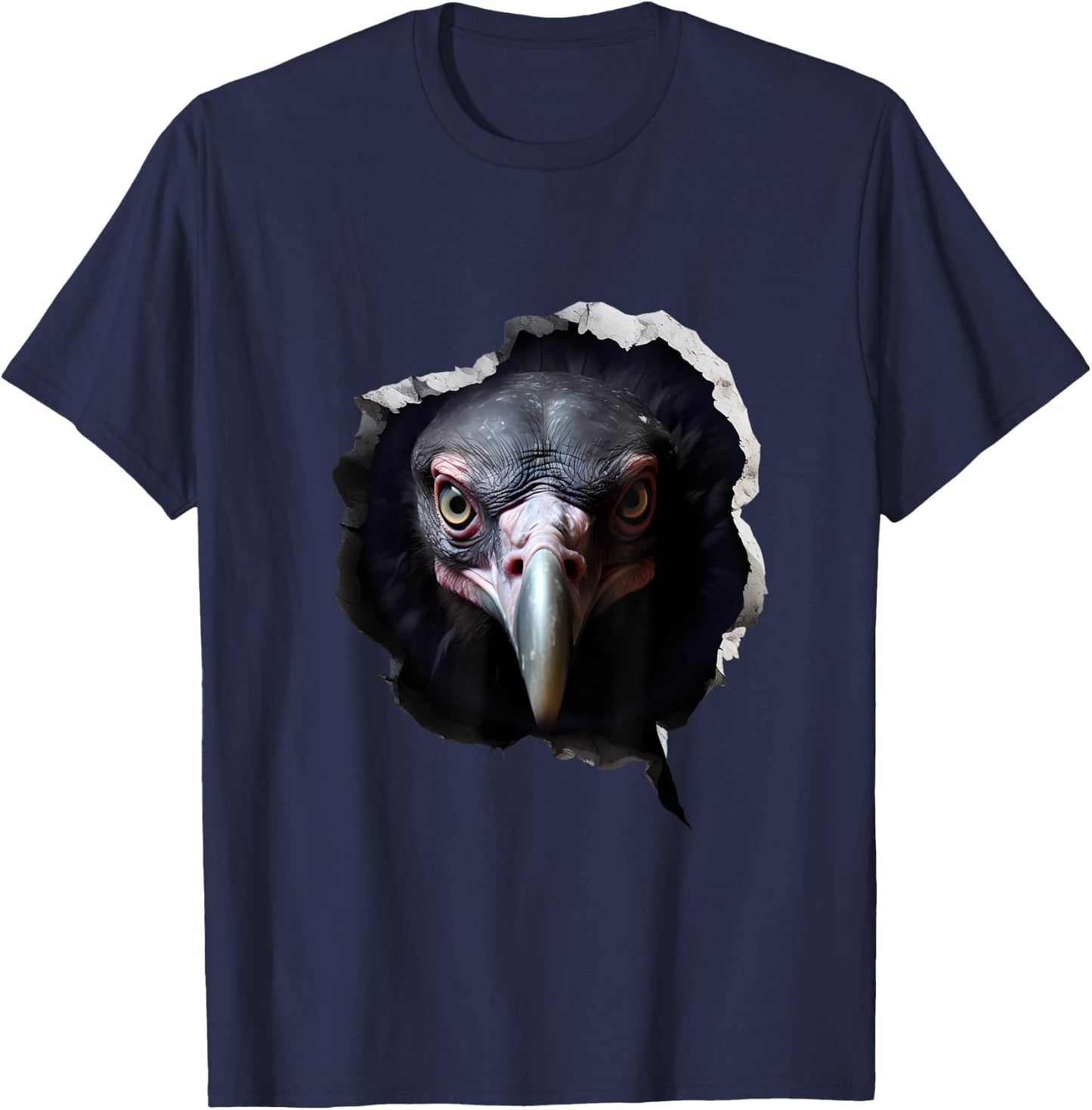 Vulture Face T-Shirt - T-Shirt | Navy
