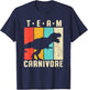 Carnivore Trex Dinosaur Vintage Keto Diet T-Shirt - T-Shirt | Navy