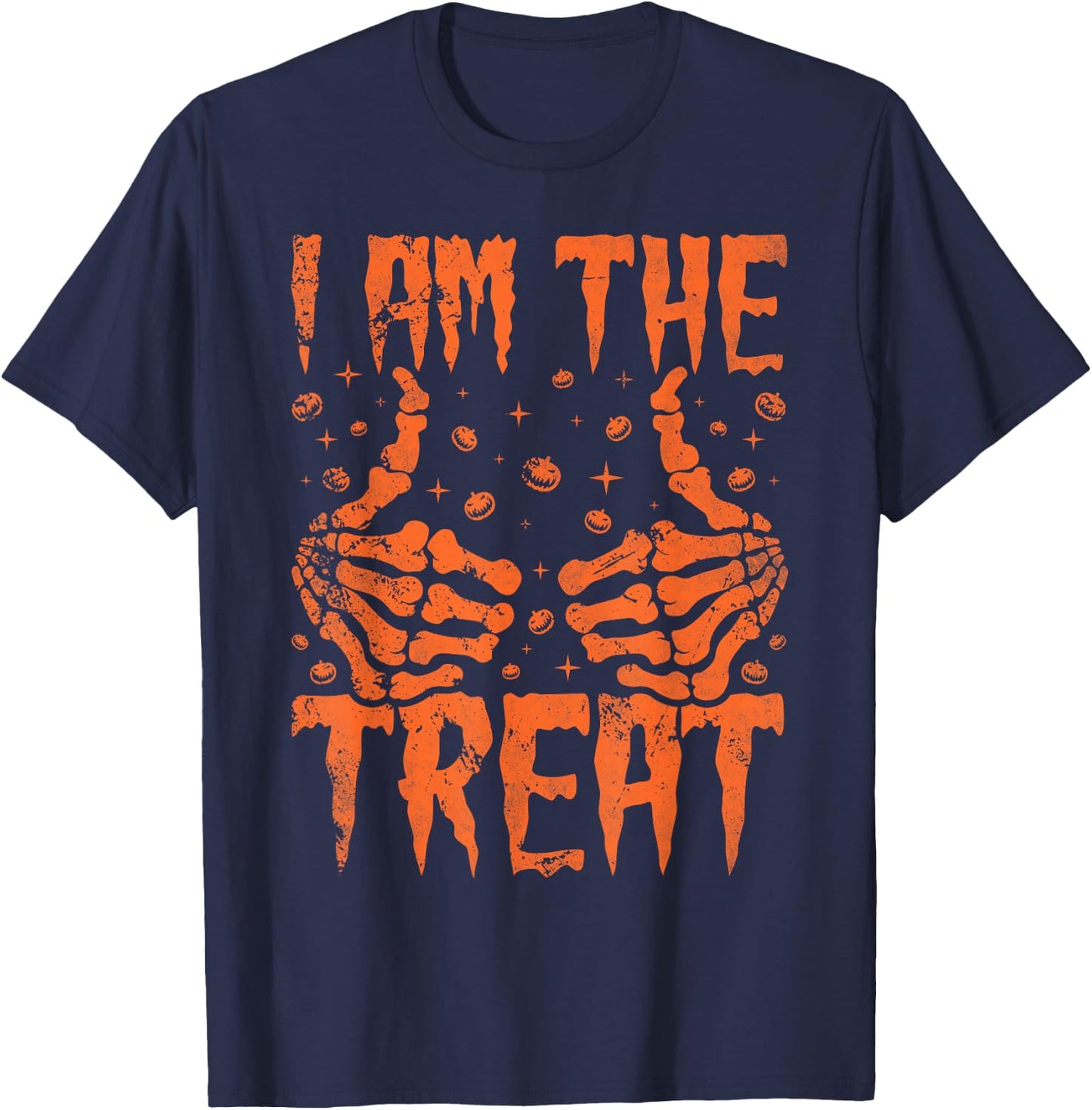 I Am The Treat, Halloween T-Shirt - T-Shirt | Navy