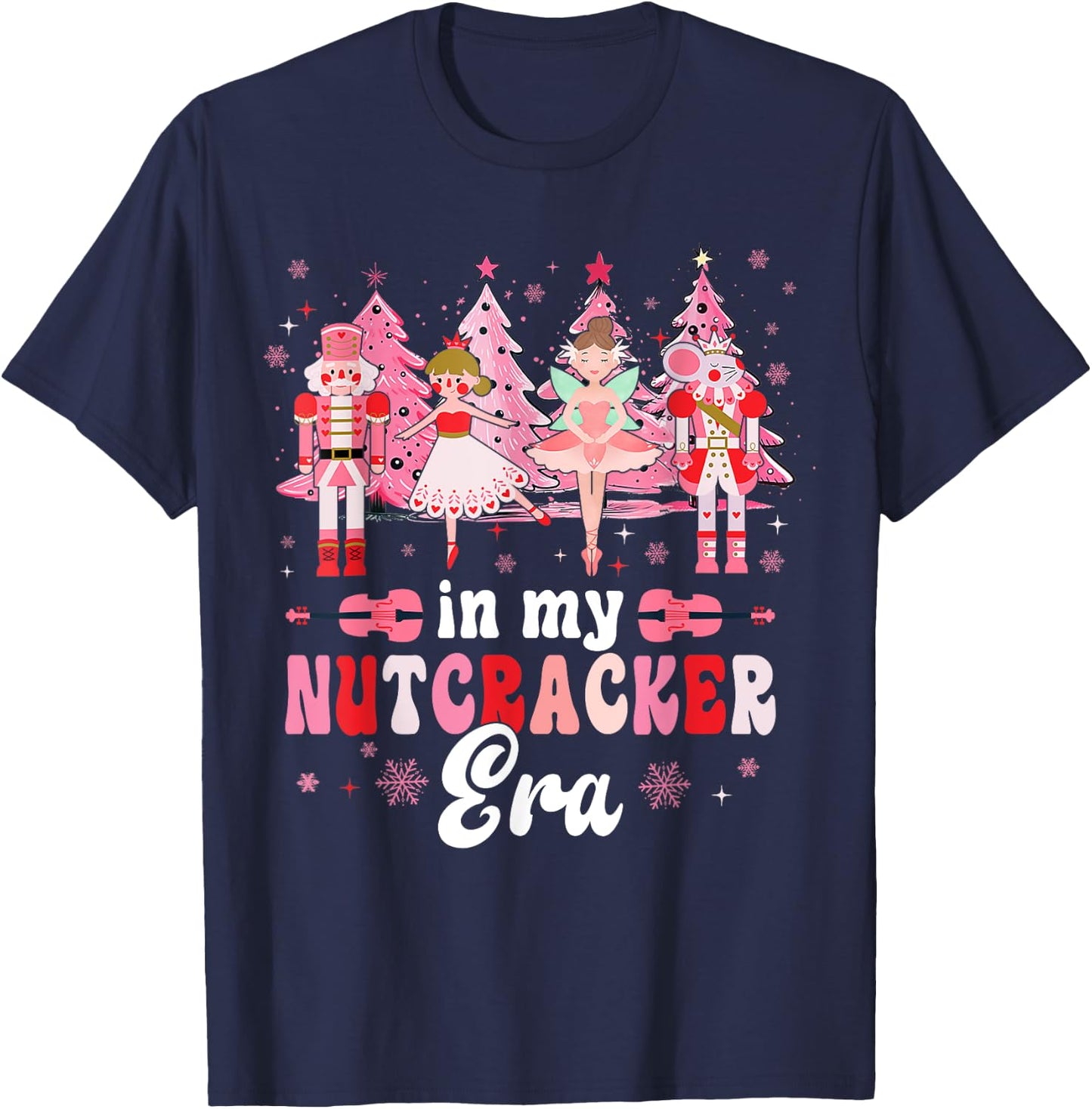 In My Nutcracker Era Christmas Nutcracker Ballet Festive T-Shirt - T-Shirt | Navy