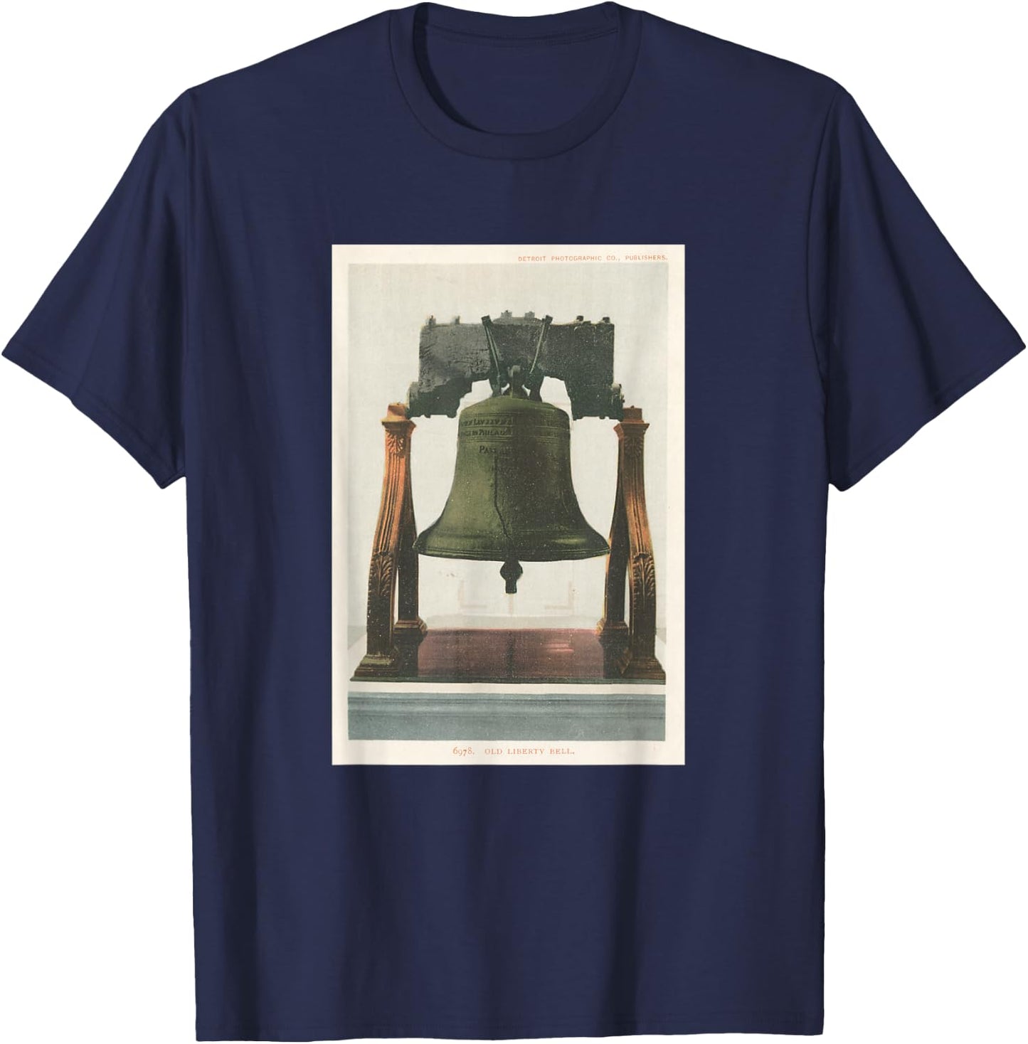 Liberty Bell in Philadelphia T-Shirt - T-Shirt | Navy