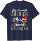 My Favorite Soldier Calls Me Daughter US Army Graduation T-Shirt - T-Shirt | Navy