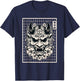 Japanese Devil Hannya Japanese Demon Oni Mask Yokai Oni Mask T-Shirt - T-Shirt | Navy