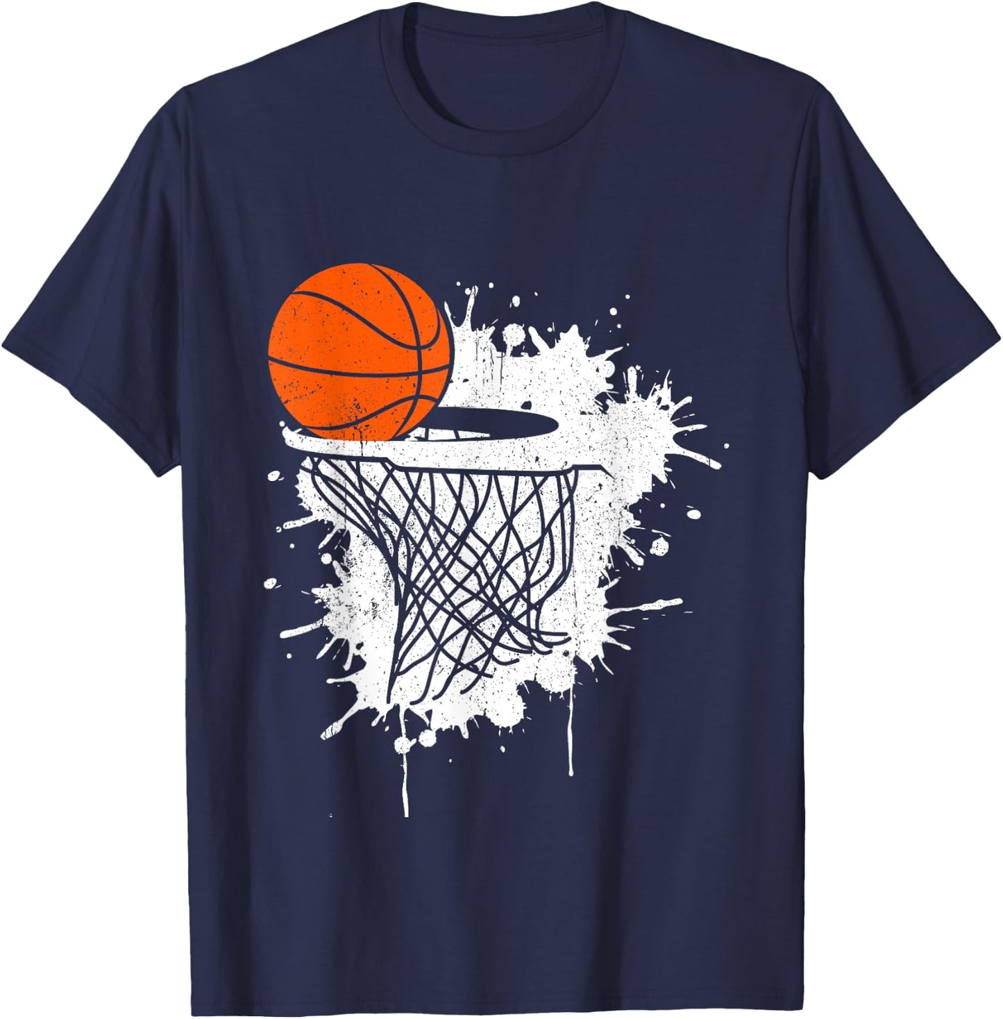 Basketball Gift Coach Player Boys Girls Men Youth Baller Small T-Shirt - T-Shirt | Navy