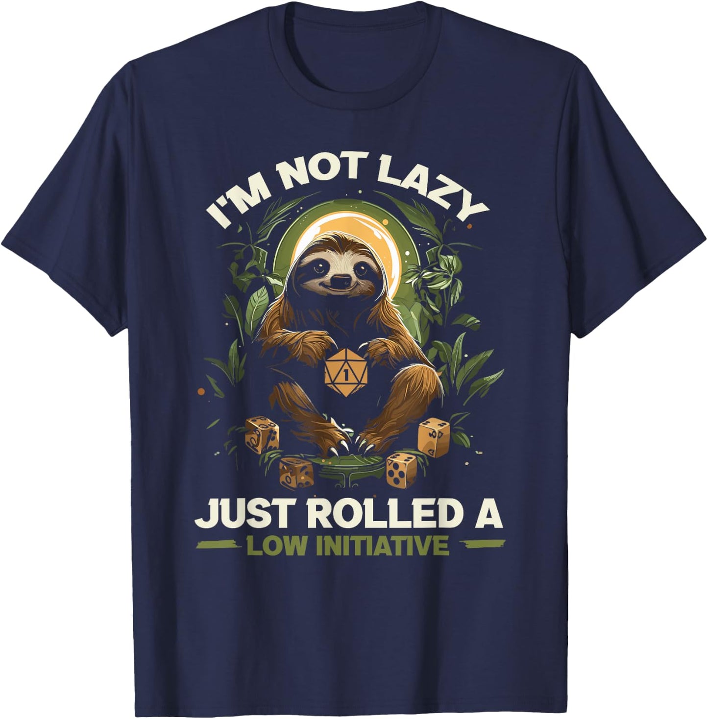 RPG Gaming Role Playing D20 Tabletop Games Funny RPG Gamer T-Shirt - T-Shirt | Navy