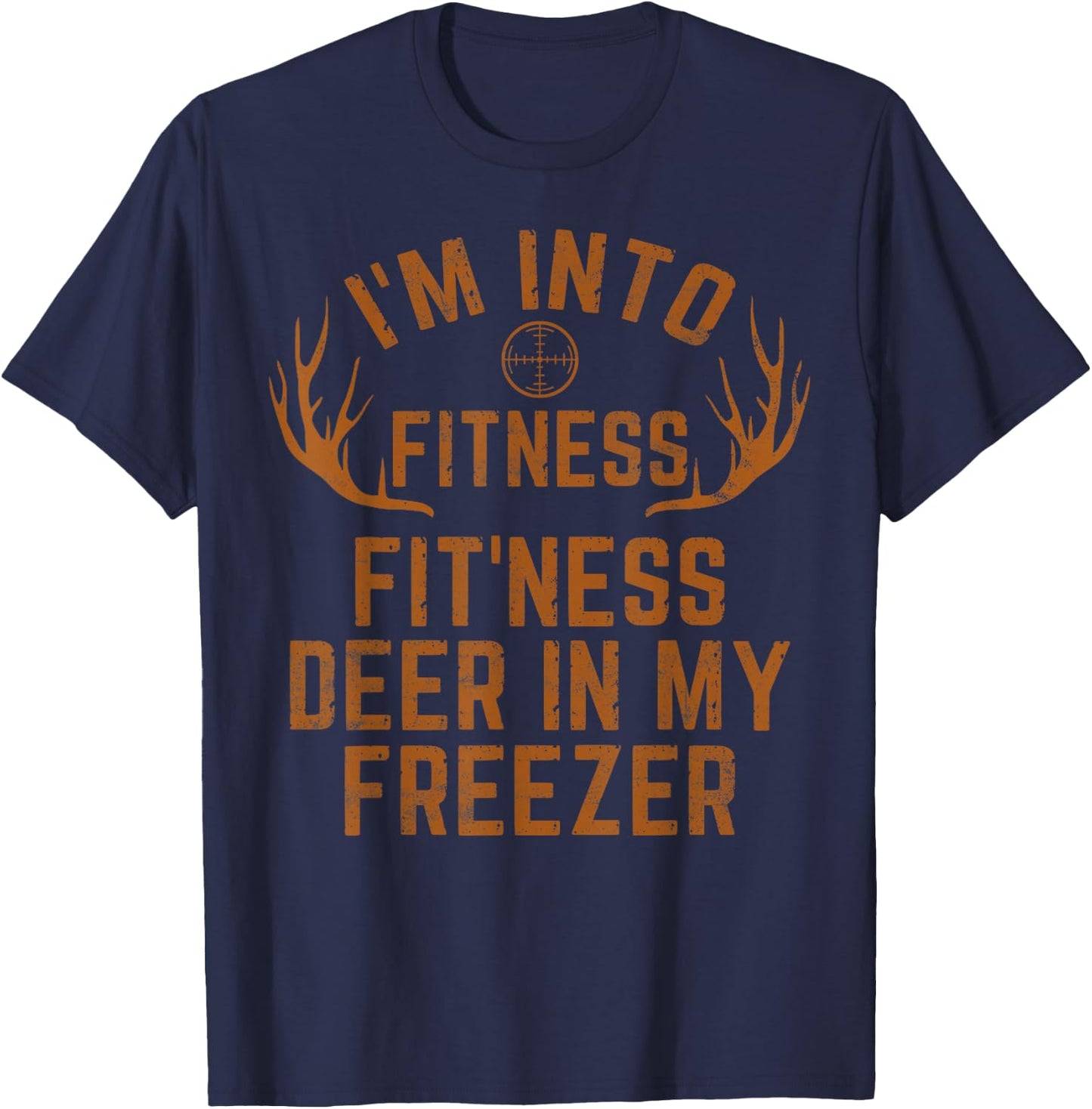 Funny Deer Hunting Women Wildlife Hunter Hunting T-Shirt - T-Shirt | Navy