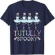 Tutully Spooky Halloween Skeleton Ballet Dance Ballerina T-Shirt - T-Shirt | Navy