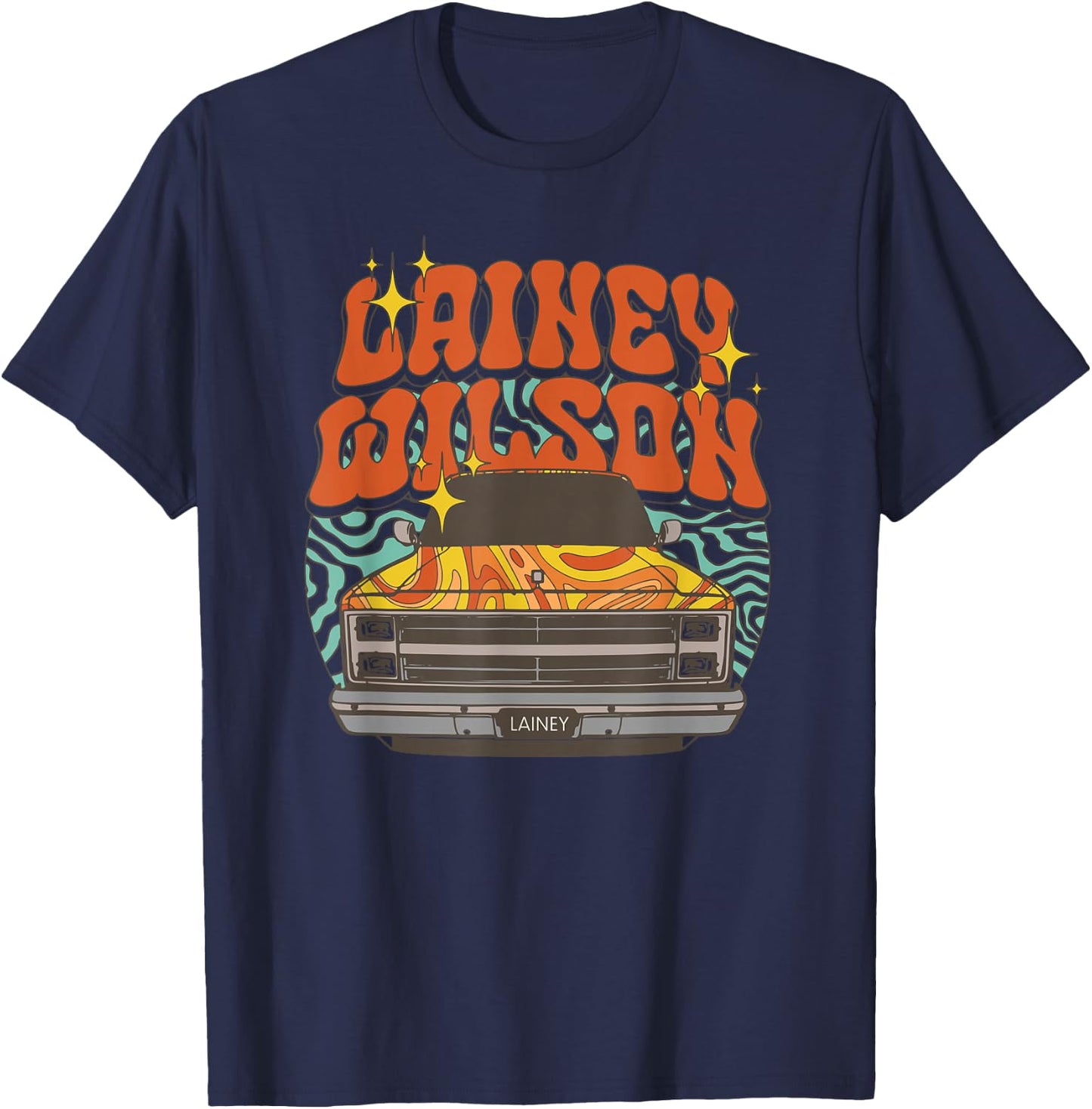 Lainey Wilson - Truck T-Shirt - T-Shirt | Navy