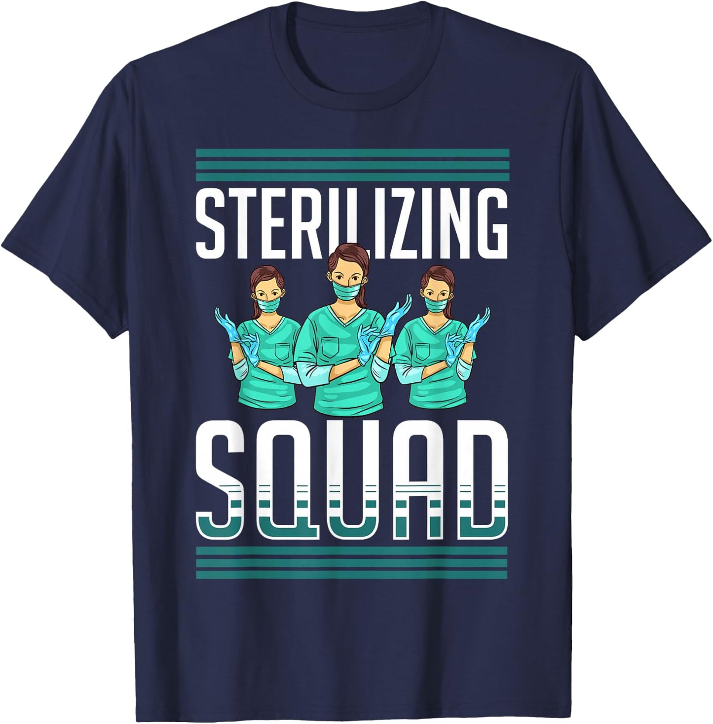 Sterile Processing Technician Instruments Tech Certification T-Shirt - T-Shirt | Navy