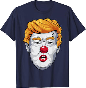 Funny Anti Trump Clown 2024 Election Halloween Costume T-Shirt - T-Shirt | Navy