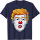 Funny Anti Trump Clown 2024 Election Halloween Costume T-Shirt - T-Shirt | Navy