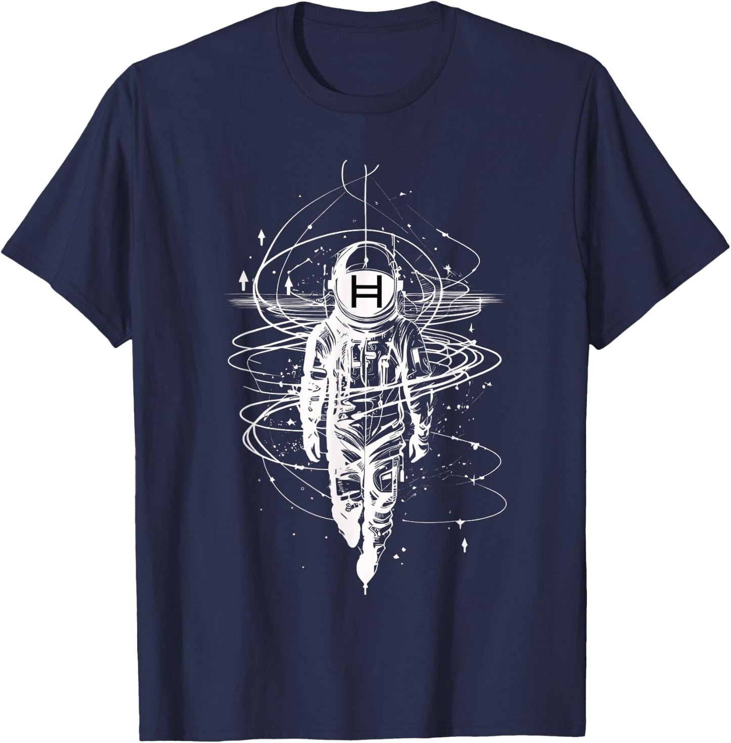 HBAR Crypto BULLRUN 2024 HODL Hedera Hashgraph Token T-Shirt - T-Shirt | Navy