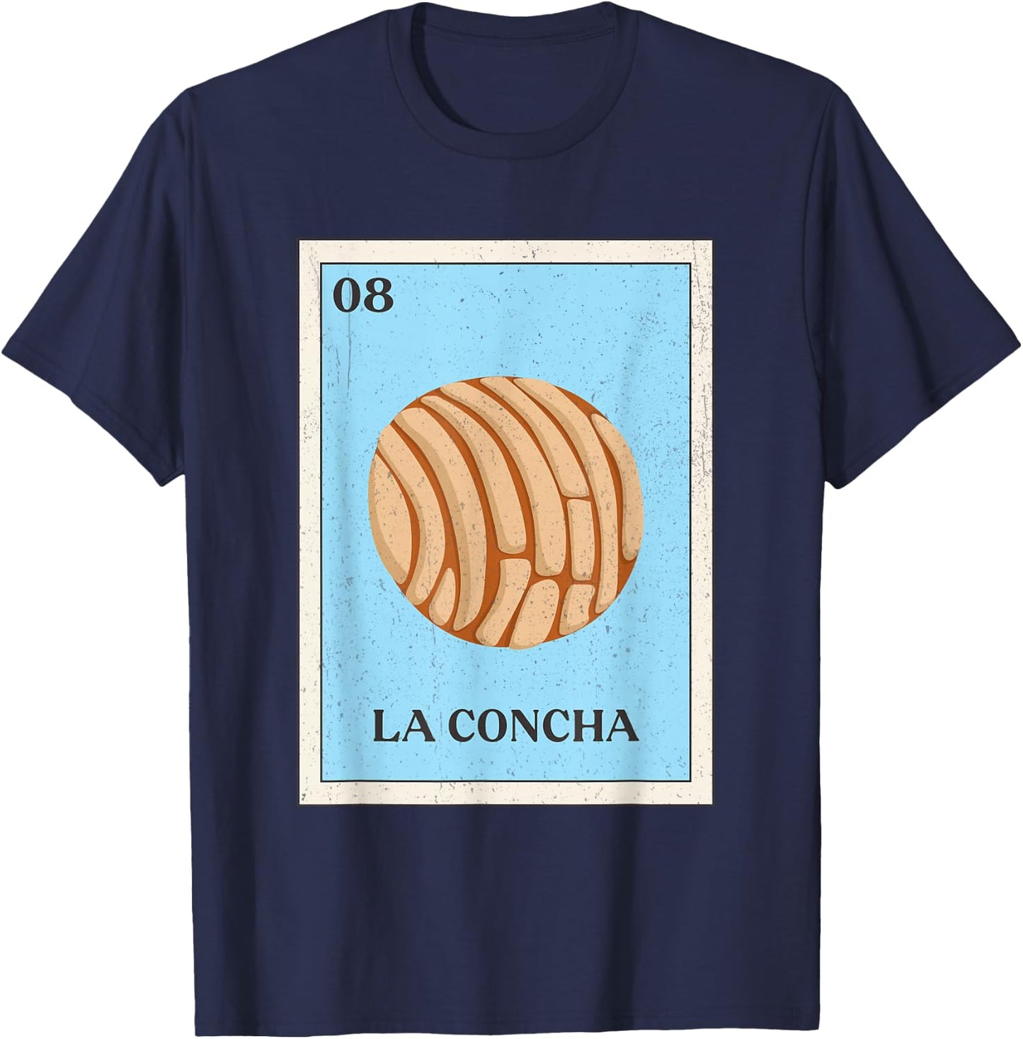 La Concha Mexican Bingo Version T-Shirt - T-Shirt | Navy