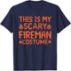 This is My Halloween Costume Funny Fireman Halloween T-Shirt - T-Shirt | Navy
