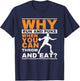 Why Run and Puke Discus Thrower Throw Tack and Field Discus Small T-Shirt - T-Shirt | Navy