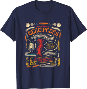 Think About Centipedes Apparel T-Shirt - T-Shirt | Navy
