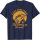 Can't Work Today My Arm is in a Cast Funny Fishing T-Shirt - T-Shirt | Navy