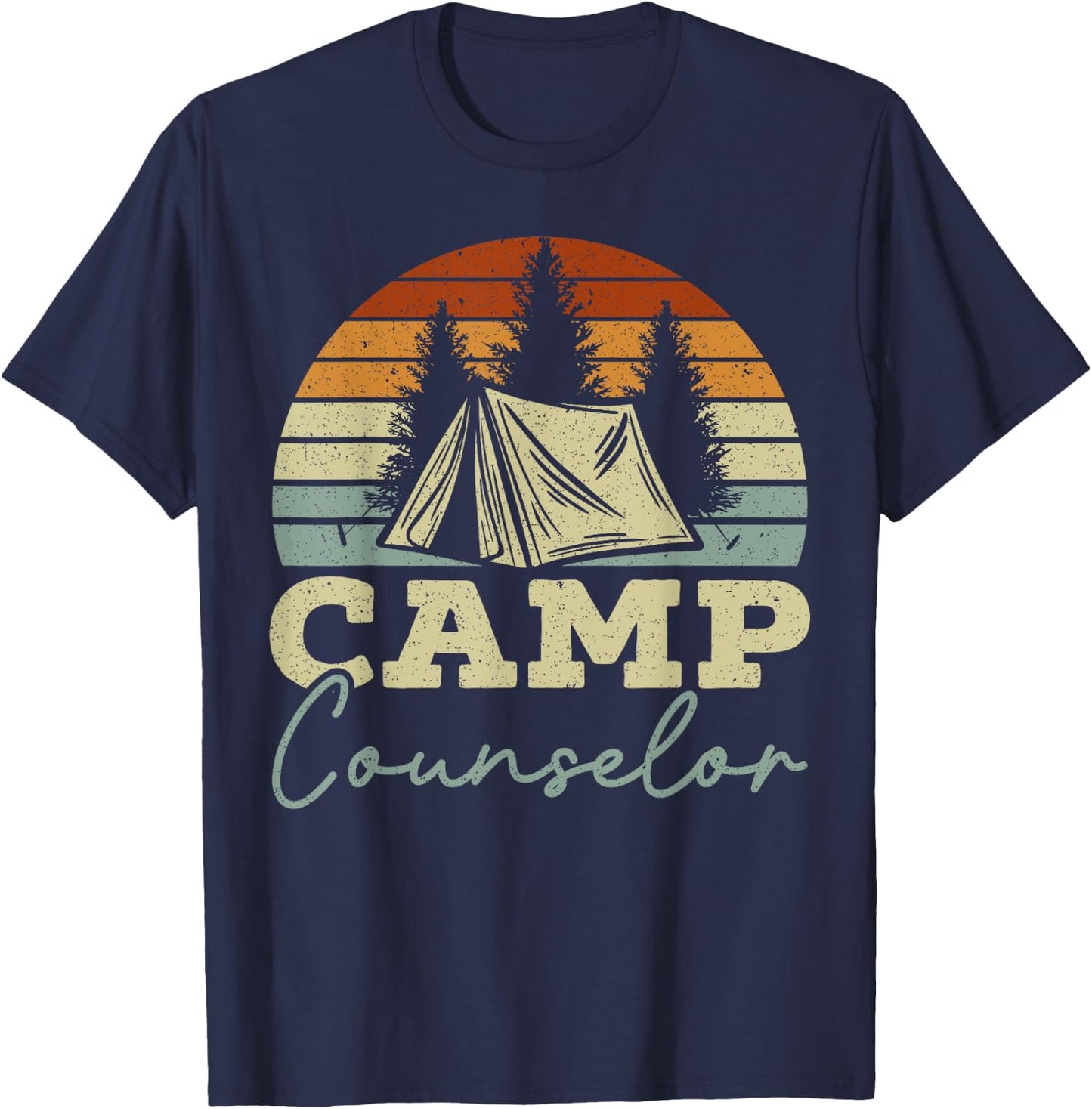 Camp Counselor for a Funny Camper Summer Camp Director Women T-Shirt - T-Shirt | Navy