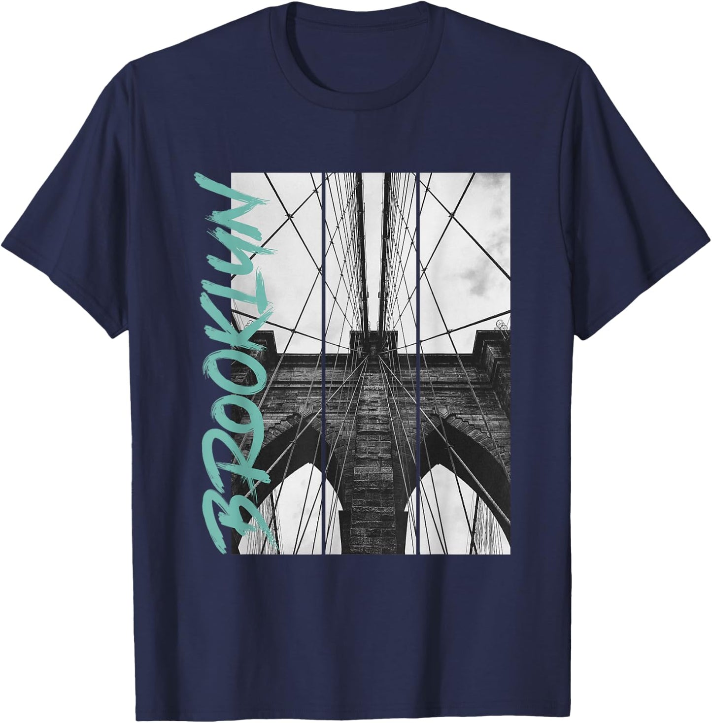 Brooklyn, New York City T-Shirt - T-Shirt | Navy