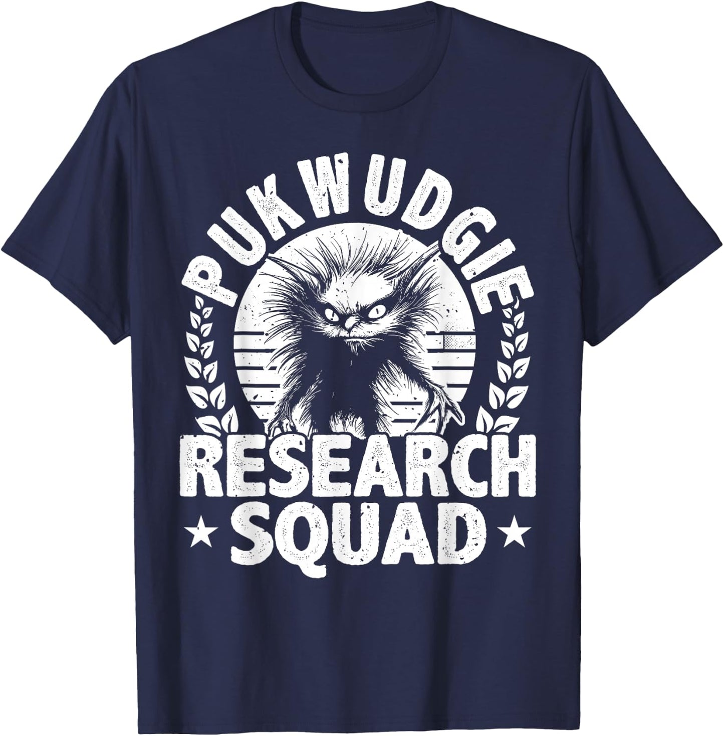 Pukwudgie Cryptid & Folklore Myths For A Cryptozoologist T-Shirt - T-Shirt | Navy