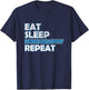 Eat Sleep Sonography Sonographer Ultrasound Echography T-Shirt - T-Shirt | Navy