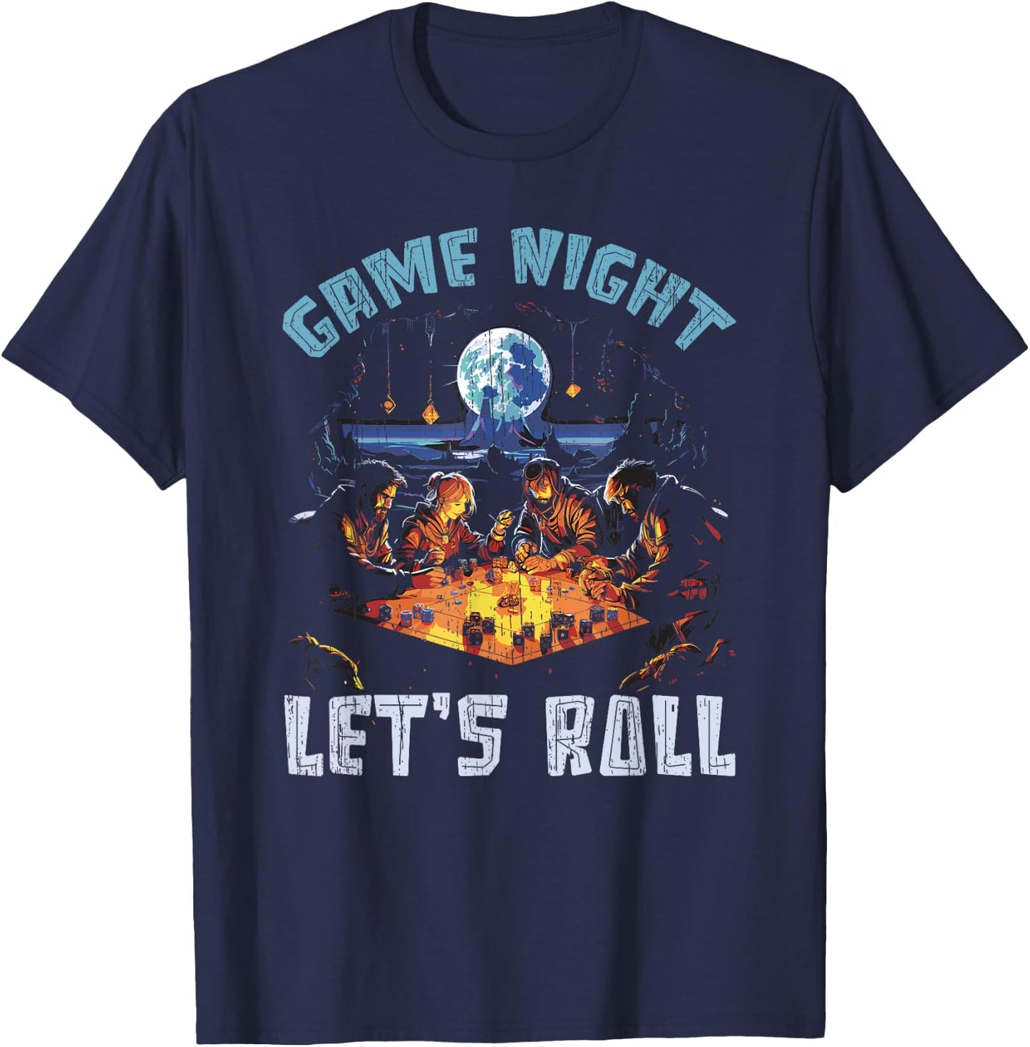 RPG Gaming Role Playing D20 Tabletop Games Funny RPG Gamer T-Shirt - T-Shirt | Navy