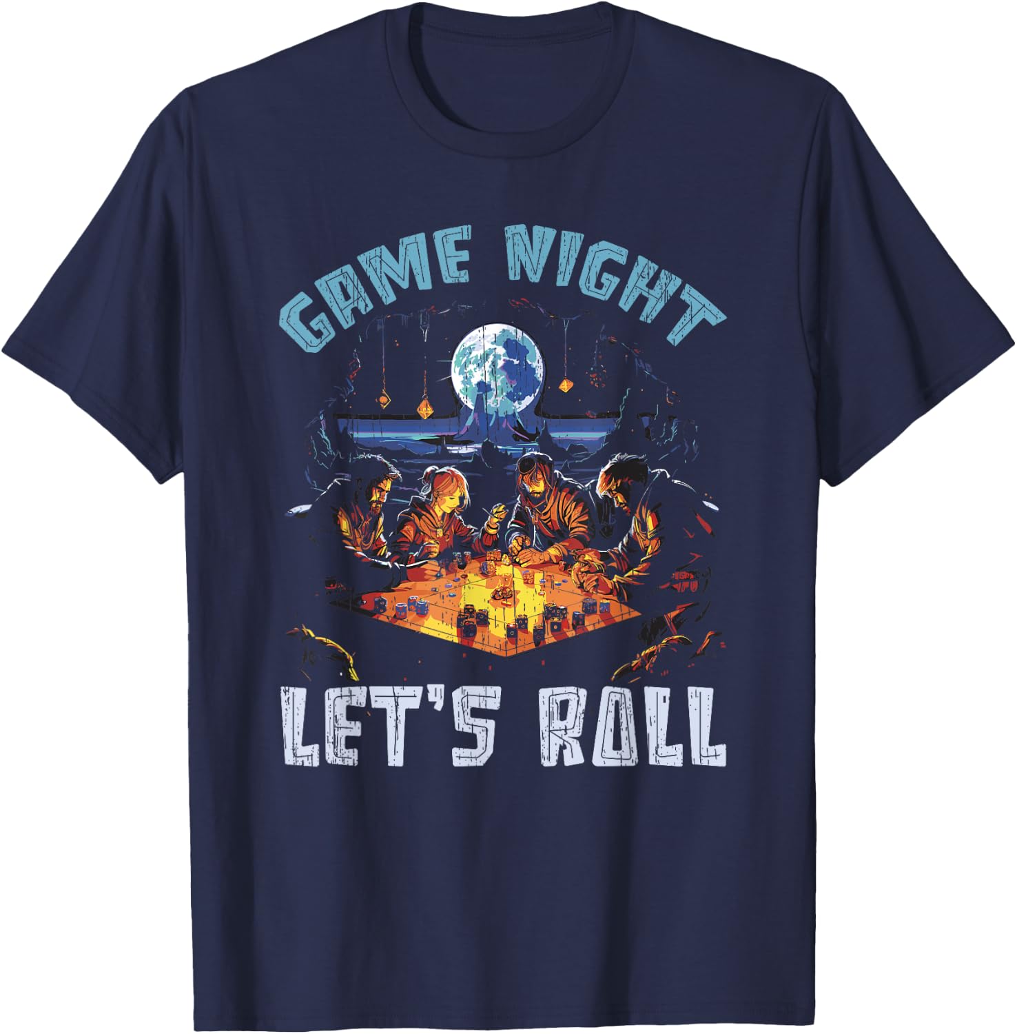 RPG Gaming Role Playing D20 Tabletop Games Funny RPG Gamer T-Shirt - T-Shirt | Navy