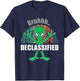Alien UFO Extraterrestrial ProConspiracy Bruhhh Declassified T-Shirt - T-Shirt | Navy