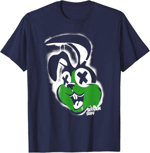 Green Day Awesome Bunny T-Shirt - T-Shirt | Navy