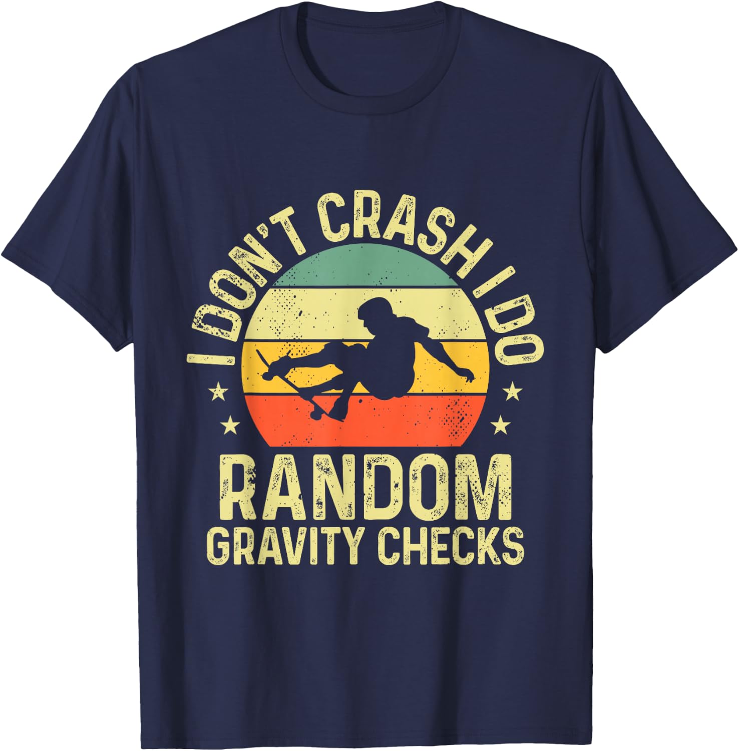 Cool Skateboard Art Women Skateboarding Skate Board T-Shirt - T-Shirt | Navy