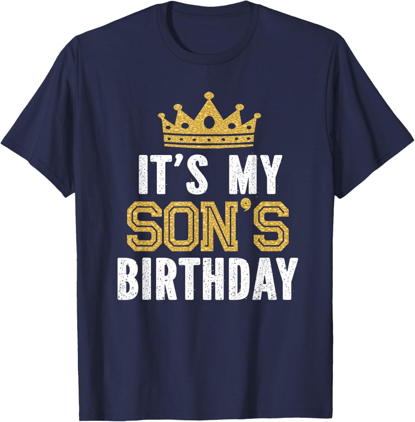 It's My Son's Birthday Party Family Matching T-Shirt - T-Shirt | Navy