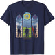 Supernatural Stained Glass T-Shirt - T-Shirt | Navy