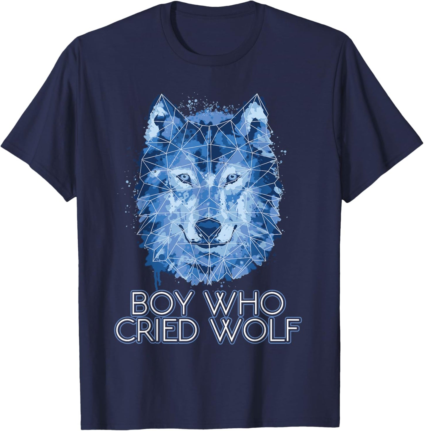 Boy Who Cried Wolf Lover Outfit T-Shirt - T-Shirt | Navy