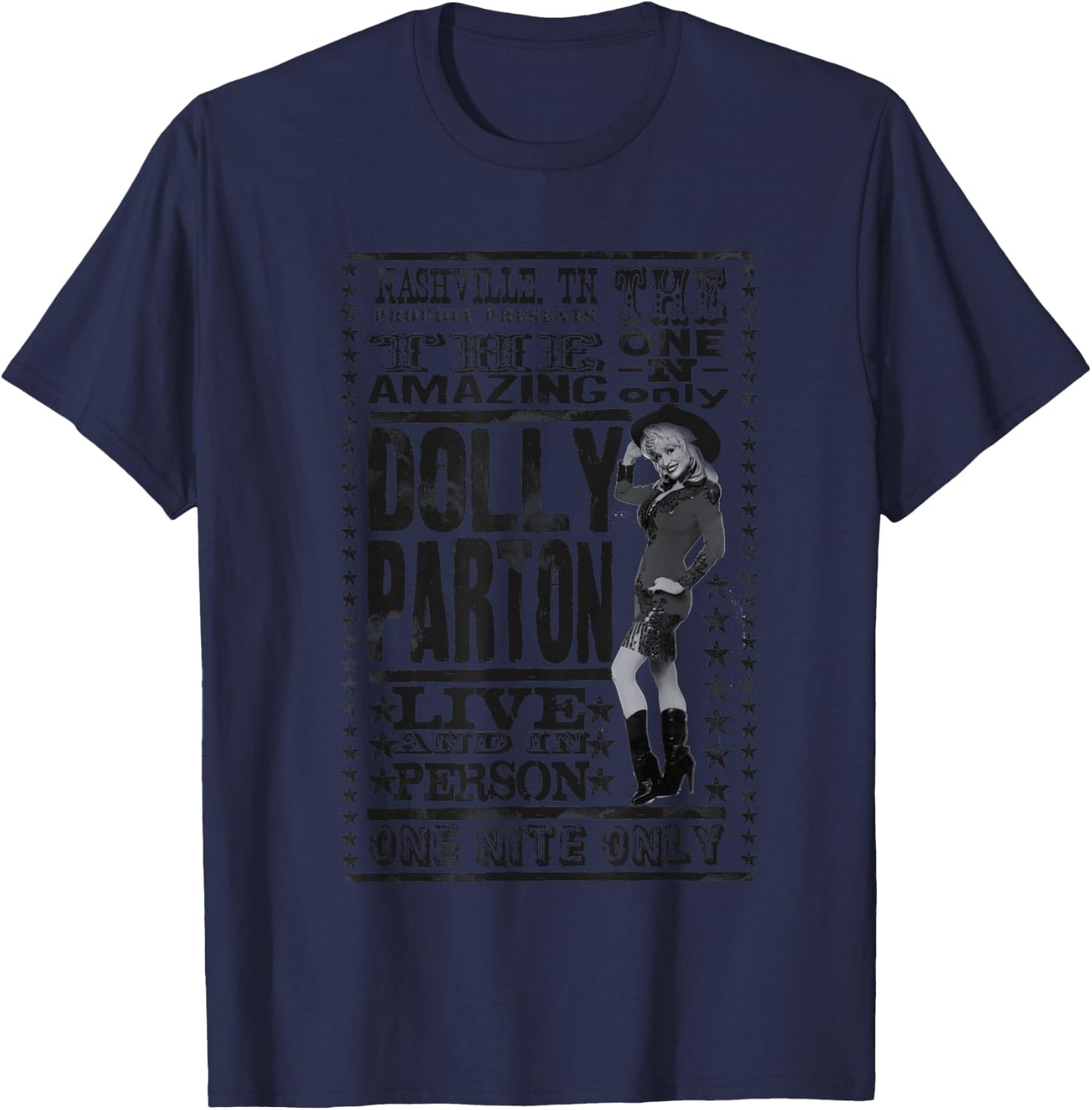 Dolly Parton The One and Only T-Shirt - T-Shirt | Navy
