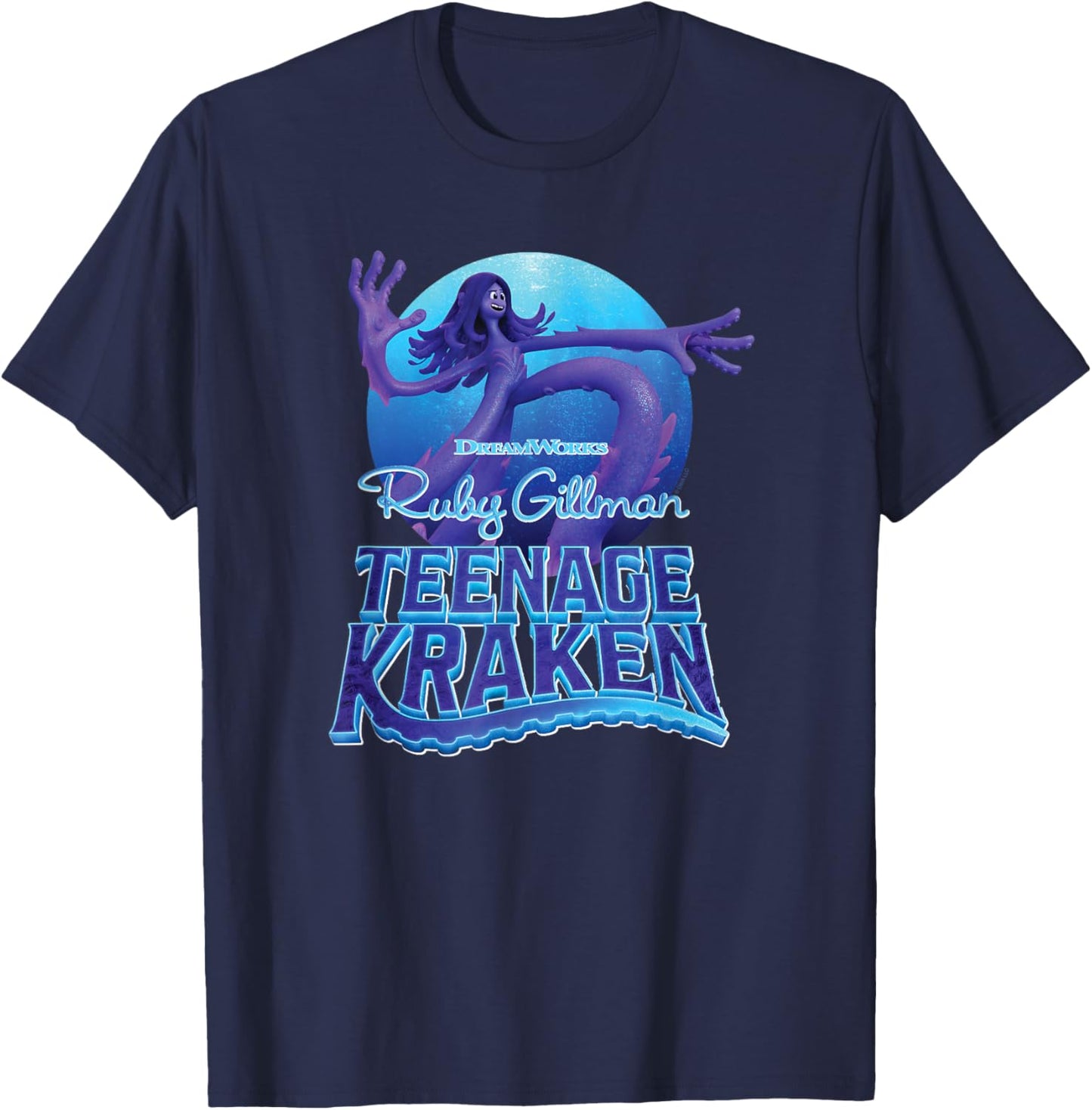DreamWorks Ruby Gillman, Teenage Kraken T-Shirt - T-Shirt | Navy