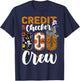 Credit Checker Boo Crew Halloween Matching Banker T-Shirt - T-Shirt | Navy