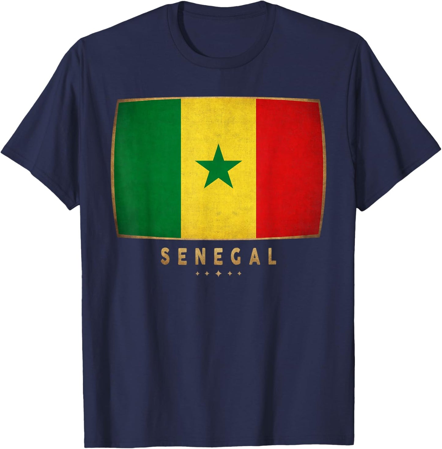 Senegal Flag - Funny Senegal Jersey Women Kids T-Shirt - T-Shirt | Navy