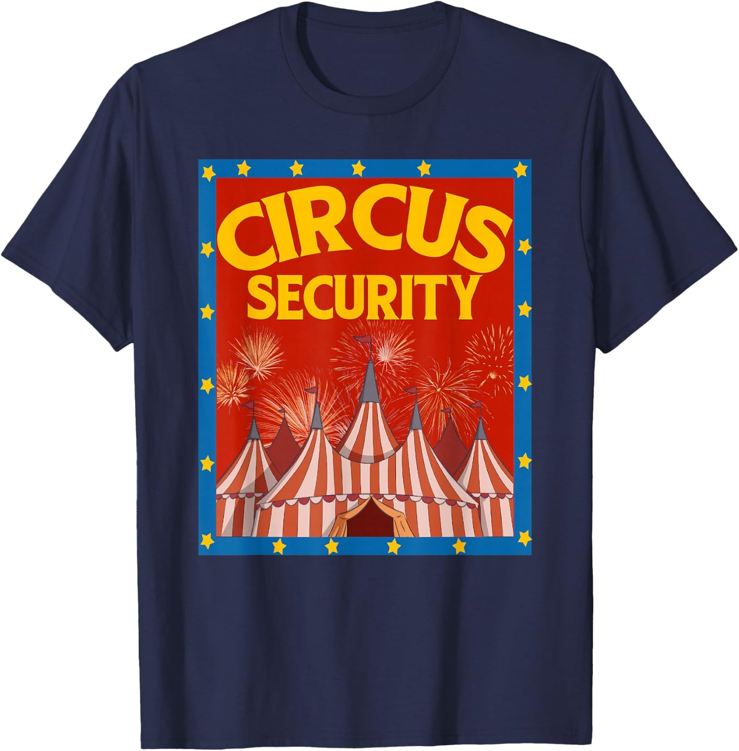 Circus Party Gift Acrobat Funny Clown Lion Fire Ring T-Shirt - T-Shirt | Navy