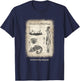 Dungeons & Dragons Lifecycle Of A Mind Flayer Vintage Poster T-Shirt - T-Shirt | Navy