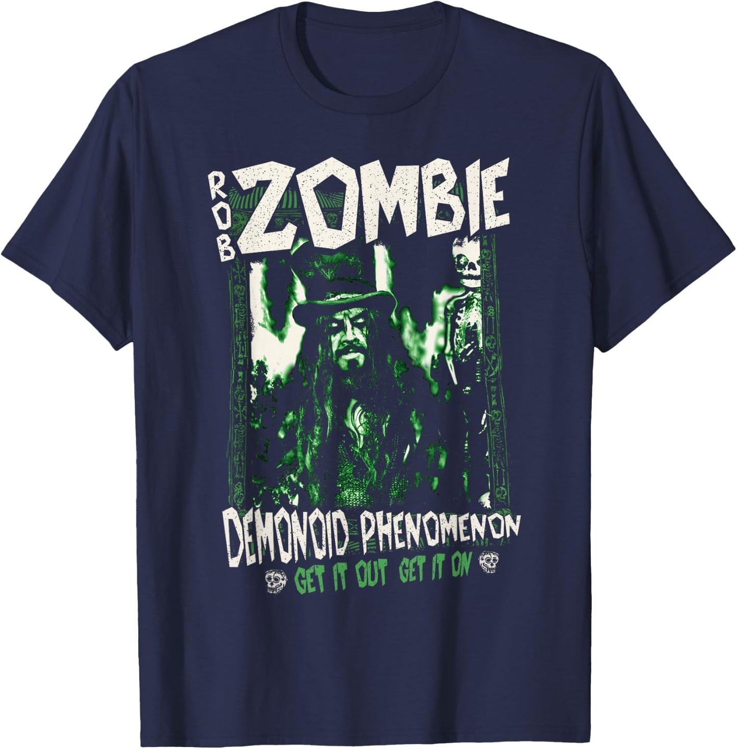 Rob Zombie – Demonoid Phenomenon T-Shirt - T-Shirt | Navy